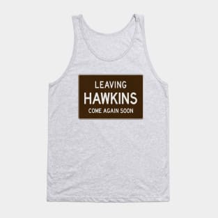 STRANGER THINGS: Leaving Hawkins Tank Top